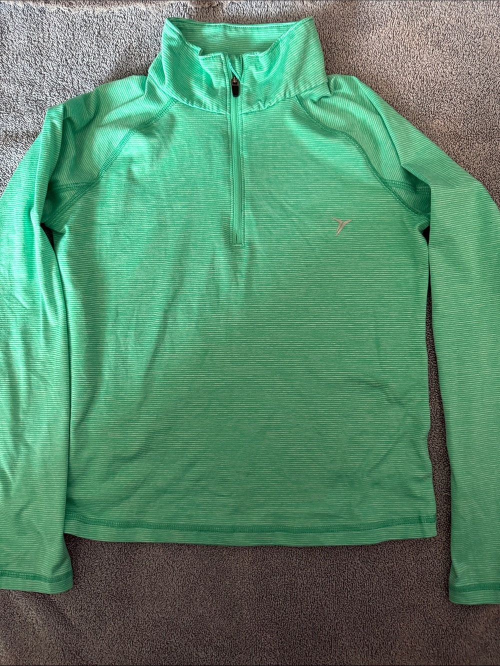 Old Navy Girls' Seafoam Green Quarter-Zip Pullover